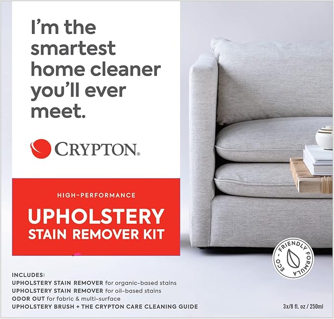Crypton Upholstery Gold and Purple Stain Remover Kit with Odor Out Deodorizer (8 fl. oz.)