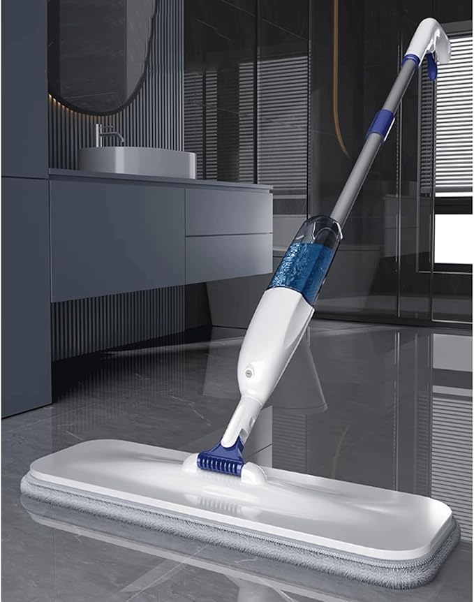 mop Spray Wet Mops for Floors Microfiber Dust Dry Mop with 2 Microfiber Washable Pads Hard Wood Floor Mop for Commercial Home mops