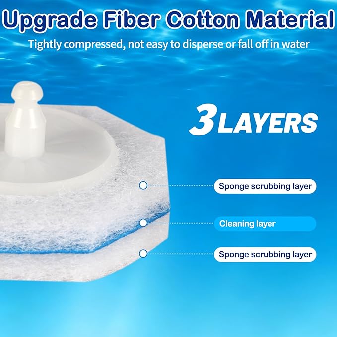 80 Count Toilet Wand Refills for Clorox Toilet Wand - Upgrade Fiber Toilet Brush 5X Cleaning Power Toilet Bowl Wand Refills No Falling Apart | Fresh Fragrance