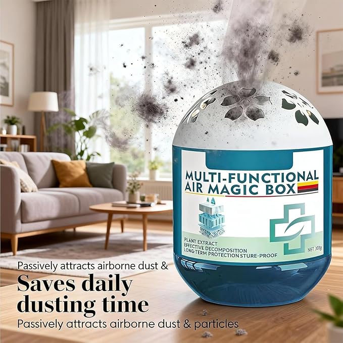 Indoor Air Purification Dust Removal Magic Box Multi-functional Air Magic Box Cleaner Fragrance Long-Lasting Air Freshener for Continuously Purifying the Air Plant-Based Formula (3)