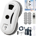 Automatic Smart Window Cleaning Robot – Edge Detection Smart Spray &amp Streak-Free Shine Robot Window Cleaner Inside/Outside Strong Suction Anti-Drop Protection for Glass Walls Shower Doors