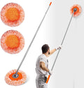 Wall Mop Primium 68” Wall Cleaner High-Quality Baseboard Cleaner Professional-Grade Baseboard Cleaner Tool with Handle Superior Quality Dust Mop Efficient Ceiling Fan Cleaner Duster