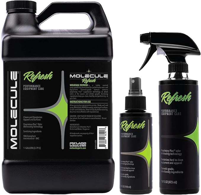 Molecule Refresh Performance Apparel Care Race Suits Cleans and Deodorizes Refill Kit