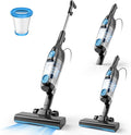 Vazone R6X Corded Stick Vacuum Cleaners for Home 20Kpa Powerful Suction Stick Vacuum with 16Ft Cord 2 in 1 Lightweight Handheld Vacuum Cleaner for Hardwood Floor Pet Hair (Navy)