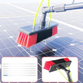 Water Fed Pole Kit Solar Panel Cleaning Brush Adjustable Window Cleaning Pole 180° Rotatable Brush Head Telescopic Cleaning Brush for high Windows Cleaning (Color : 50cm Brush Head Size
