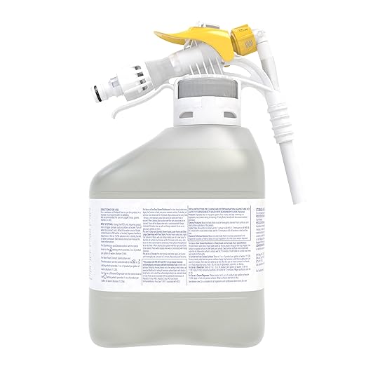Diversey 5549254 Alpha-HP Multi-Surface Disinfectant Cleaner Bactericidal &amp Virucidal Hydrogen Peroxide with Citrus Scent Ready-to-Dispense (RTD) Concentrate 1.5-Liter (Pack of 2)
