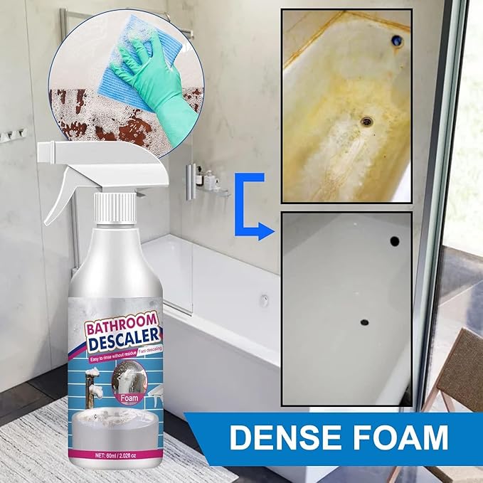 Bathroom Descaler Cleaner Acssart Bathroom Descaler Stubborn Stains Cleaner (2)