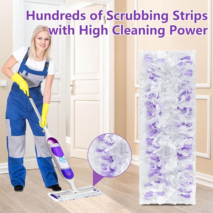 30 Count Disposable for Swiffer Power Mop Refills Power Mop Pads for Swiffer Power Mop Compatible with Swiffer Power Mop &amp for Swiffer Power Mop Solution for Floor Cleaning