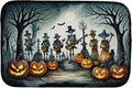 Caroline's Treasures DAC2260DDM Mariachi Skeleton Band Spooky Halloween Dish Drying Mat Absorbent Dish Drying Mat Pad for Kitchen Counter Dish Drainer Mat for Countertop 14 x 21 Multicolor