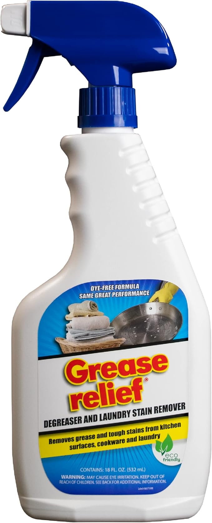 Degreaser and Laundry Stain Remover - Heavy Duty Kitchen Cleaner Spray/All Purpose Degreaser for Stove Top Oven Grill Car Soil &amp Cloth Stains (2 Pack) (524919)