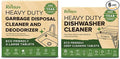 Renuv® Dishwasher Cleaner + Garbage Disposal Cleaner - Heavy Duty Kitchen Appliance Deep Cleaning Descaling and Deodorizing (12 Tablets of each)