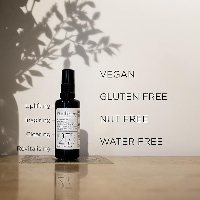 ilapothecary Beat The Blues Room Spray - Essential Oils Gentle Mist - Room Spray Air Freshener - Clary Sage Oil Essential Oil - Vegan - 1.7 oz