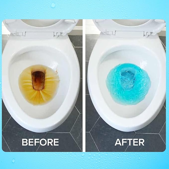 Toilet Bowl Cleaners Automatic Toilet Bowl Cleaner Tablets Long Lasting Toilet Cleaners for Inside The Bowl In Tank Bowl Cleaner Easy To Use Toilet Tank Cleaner - 6 Months Supply - 6 Pack