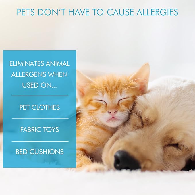 Easy Air Organic Allergy Relief Laundry Rinse Hypoallergenic &amp Fragrance Free Eliminate Odors. Asthma &amp Allergy Safe for Babies &amp Pets - 32 Fl Oz