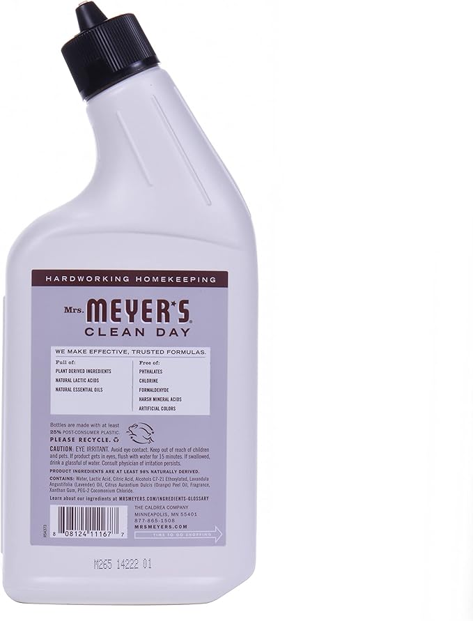 Mrs. MEYER'S Clean Day Toilet Bowl Cleaner Lavender 24 OZ (Pack of 3)