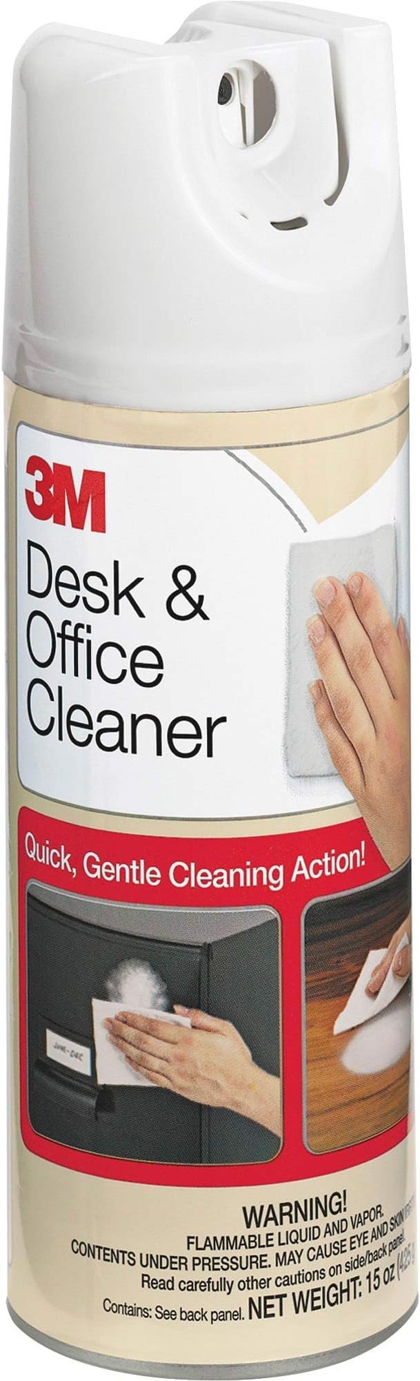 3M Desk And Office Spray Cleaner 15 Oz Aerosol Spray 12/Carton