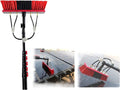 Solar Panels Cleaner Pole Kit with Water Fed Pole and Hose Photovoltaic and Window Glass Cleaning Brush Equipment5.4M/18FT