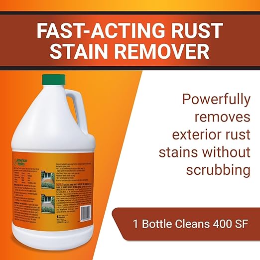 American Hydro Systems 2662 Rid O' Rust Liquid Rust Stain Remover 1 Gallon 4 Pack