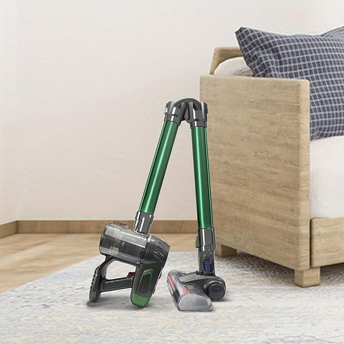 Cordless Car Vacuum Cleaner Foldable Stick Vacuum Cleaner 150W/11Kpa Lightweight Upright Vacuum Cleaner for Pet Hair/Carpet/Hard Floor