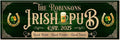 THUYPT Personalized Irish Bar Mat Dish Drying Mat for Irish Pub St Patrick's Day Decor Bar Shamrock Spill Mat Kitchen Counter Accessories Home Bar Decor St Patrick's Day (07)