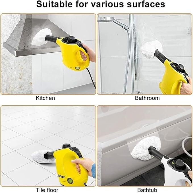 Replacement Mop Heads Cloth Compatible For Karcher Easyfix SC2 SC3 SC4 SC5 Rags Microfibre Mop Cover Steam Cleaner Accessories(5pcs)