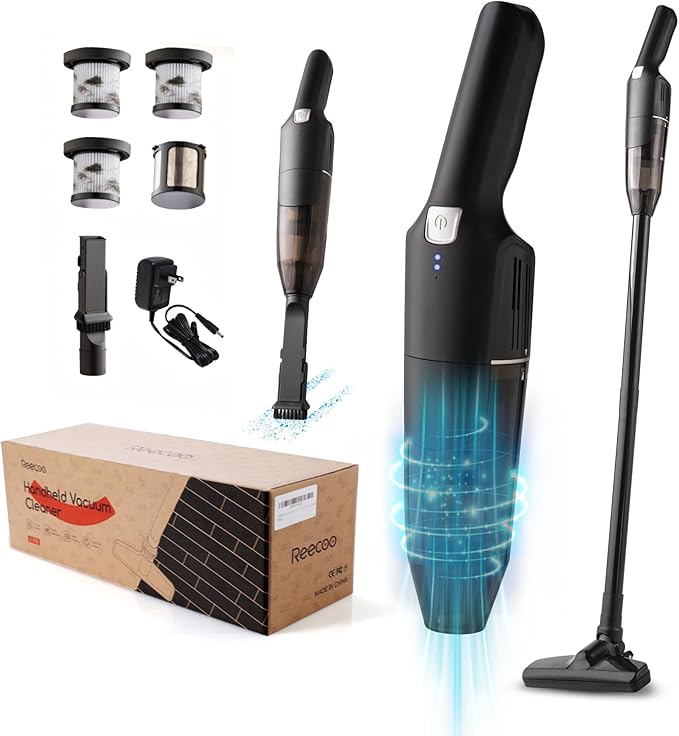 Cordless Stick/Handheld Vacuum Cleaner 10-17Kpa 2-Level Powerful SuctionFast Charging-Use Durable Latest Household Vacuum Cleaners for Cleaning FlooringCarpetsCar SeatSofas Hair and Dust