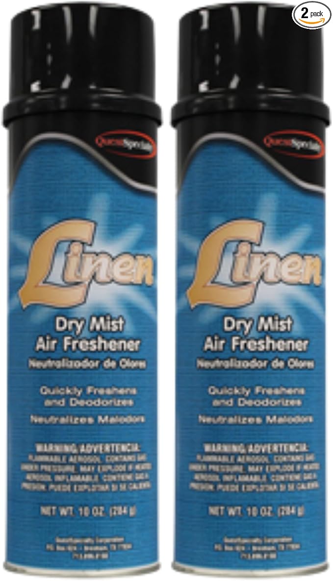 Quest 3480 LINEN Dry Air Freshener (2 Pack)
