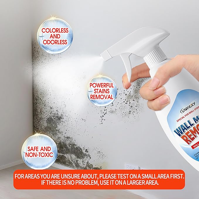 LANWEXY-Highly Effective Removal SprayWall Cleaner Spray-Bathroom Foam Cleaner for ShowerWallCeilingWoodKitchensTileKiller with Prevention Inhibitor-3 bottles
