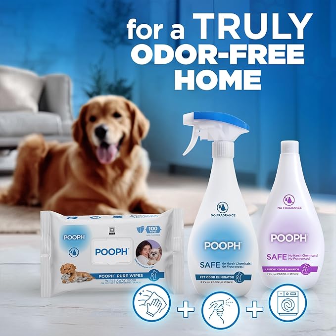 POOPH® Laundry – 32oz Bottle (16 Loads) – Eliminates The Toughest Odors in Washables in a ONE Wash –with NO FRAGRANCES.Just Add 2oz with Laundry Detergent – NO Harsh Chemicals Safe for People &amp P