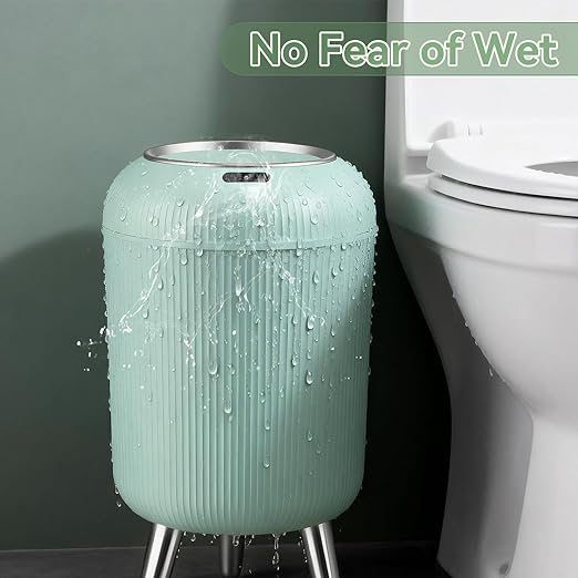 Procade Motion Sensor Trash Can with Lid3 Gallon/11L Small Bathroom Garbage canBlue Wastebasket Touchless Trashcan with Removable LegAutomatic Trash Bin for BedroomToilet Office rv Living Room