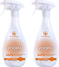 POOPH Kitty Spray - Odor Eliminator 32oz - Dismantles Odors on a Molecular Basis Cats Freshener Eliminator Urine Poop Pee Deodorizer Fresh Clean Furniture Potty Safe - 2 Pack