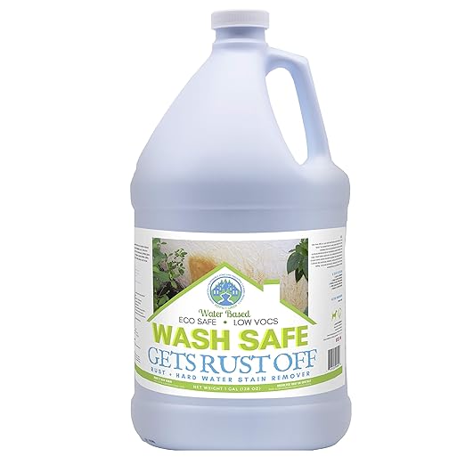WS-RO-1G Clear Rust Off Rust and Hard Water Stain Remover 1 gal Bottle with Spray Attachment