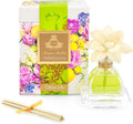 AGRARIA PetiteEssence Flower and Reed Diffuser Set Handcrafted Sola Flower Botanical Home Fragrance Scented Oil Diffuser Gift Set for All Occasions