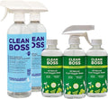 CleanBoss Eat Cleaner Triple-Action Fruit &amp Veggie Wash (12 oz Pack of 3) Botanical Disinfectant Multi-Surface Cleaner (24 oz Pack of 2)
