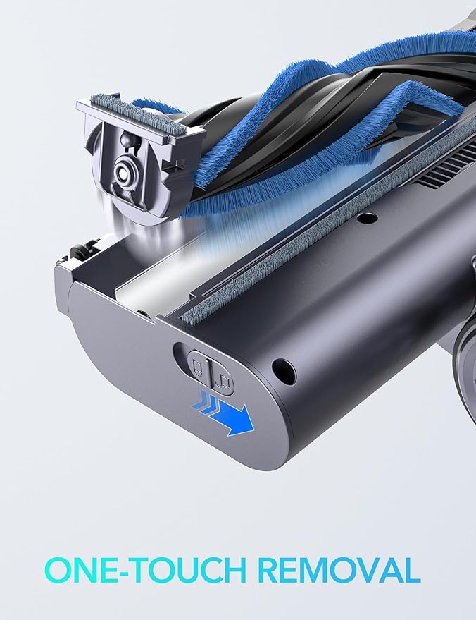 Greenote Cordless Vacuum Cleaner 21KPa Lightweight Vacuum Cleaner with Wall Mount &amp LED Brush Ultra Quiet Stick Vacuum Cleaner for Hard Floors Pet Hair