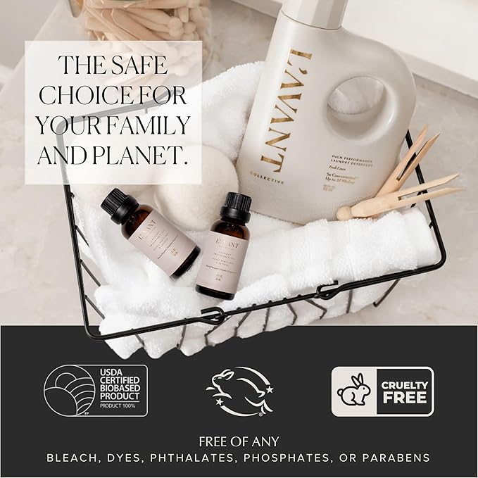 L’AVANT COLLECTIVE | Essential Oils for Laundry | Dryer Balls Scents Scented Fragrance Essential Oil Drops | Concentrated Fabric Scent Booster for Clothing Care | 1 oz | Blushed Bergamot