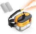 Heavy Duty Steam Cleaner for Home 15s Fast Heating &amp 1.2L Tank Steam Cleaner with 11-Piece Accessories 6-Level Adjustable Steamer for Cleaning Grout and Replacement Sponges Bundle