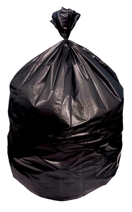 HBC Value Perfomance Can Liners 38x58 Black 1.3Mil 10/10 LLDPE Liners
