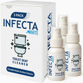INFECTA WHITE – Toilet Spray Travel Size Multipurpose Cleaning Spray (50 ml) All Purpose Cleaner for Toilet Seats Bathtub Fresh Scent Bathroom Essentials &amp Mini Travel Toiletries (Pack of 3)