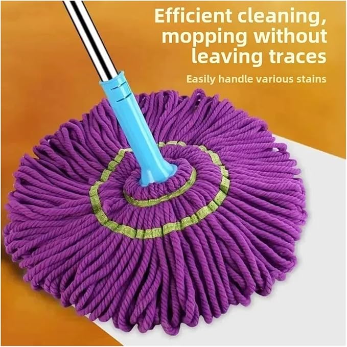 Rotating Mop Microfiber Squeeze MopWet Mop Fit For HardwoodTile &amp Floor Cleaning