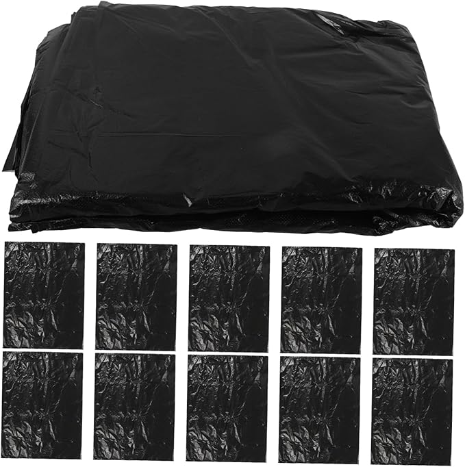 GANAZONO 25pcs Hdpe Trash Bags Thick Mil Tear-resistant Garbage Liners for Home Office Bathroom Waste Kitchen Can Liners for Heavy-duty Use