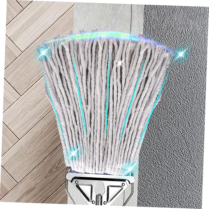 Household Wet Dry Cotton Mop for Hardwood and Tile Cleaning Design High Absorbency Floor Cleaning Tool for All