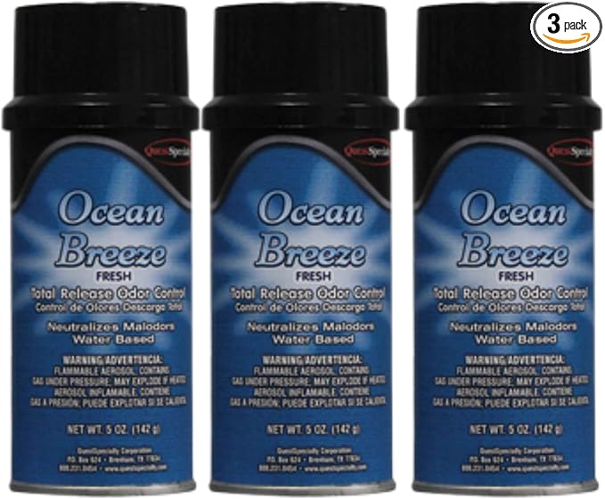 Quest 3680 OCEAN BREEZE Total Release Odor Control (3 Pack)