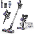 Cordless Vacuum Cleaner for Home 80000PRM Powerful 4 in 1 Lightweight Stick Vacuum with 2 Adjustable Suctions 2600mAh Rechargeable Vacuum CleanersMax 40 Mins Runtime (Deep Purple)