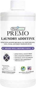 Bed Bug &amp Mite Laundry Detergent Additive by Premo Guard – 32 oz – Child &amp Pet Friendly – Stain &amp Odor Free – Best Natural Non-Toxin Treatment
