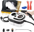 Steam Cleaner 2500W Handheld High-Temperature Pressurized Steam Cleaner High Pressure Handheld Steam Cleaner for Furniture Handheld Steam Cleaner 2500W Steam Cleaner(White1200ml)