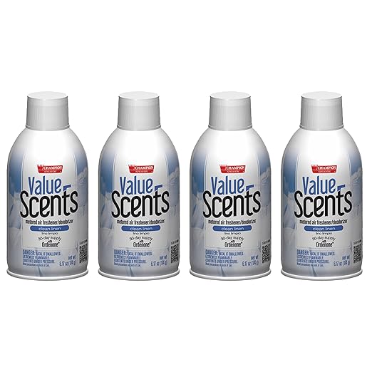Champion Sprayon ValueScents Metered Air Freshener Clean Linen net 6.17 oz. Count 4.