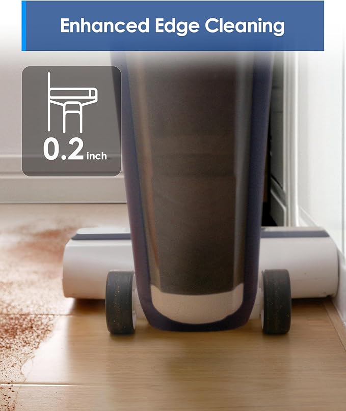 Tineco iFLOOR 5 Breeze Complete Wet Dry Vacuum Cordless Floor Washer One-Step Cleaning for Hard Floors Edge Clean Auto Self-Cleaning Lightweight &amp Cordless Design