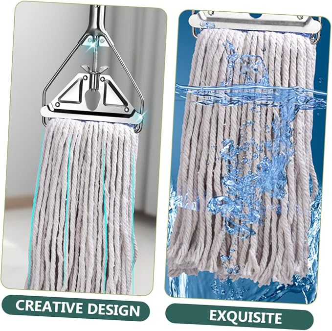 Household Wet Dry Cotton Mop for Hardwood and Tile Cleaning Design High Absorbency Floor Cleaning Tool for All