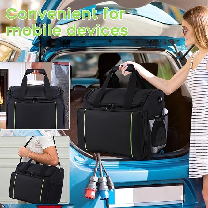 Carry Bag Compatible with BISSELL Little Green Mini Carpet and Upholstery Cleaner 4075/4075L/4075FMore Pockets Storage Bag for BISSELL Little Green CleanerPortable Carry CaseBag Only